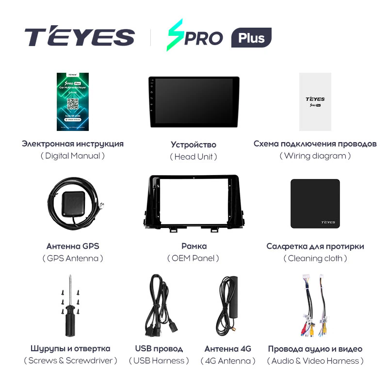 Автомагнитола штатная Teyes SPRO Plus для Kia Morning 3 picanto 2017-2020 Android SPRO PLUS 6/128G Wi-Fi/4G - фото 7