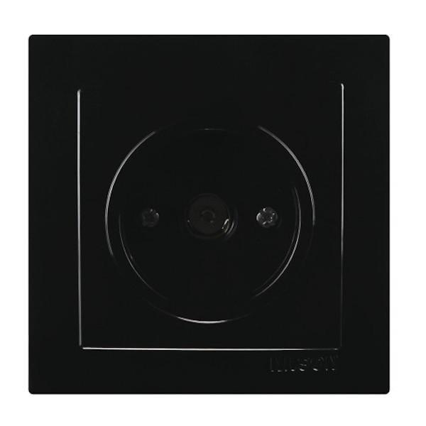 Розетка прохідна телевізійна Nilson Touran Чорний