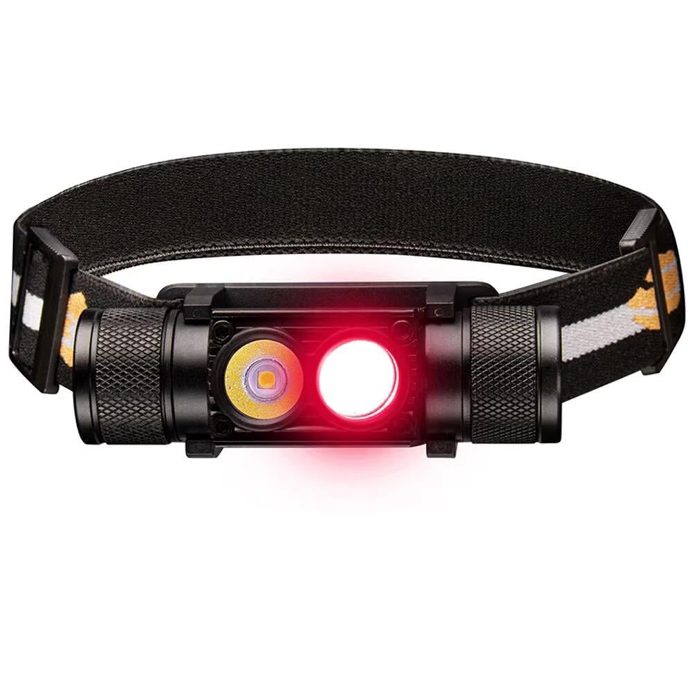 Фонарь налобный Sofirn H25LR с батареей и белым и красным светом Black (H25LR)