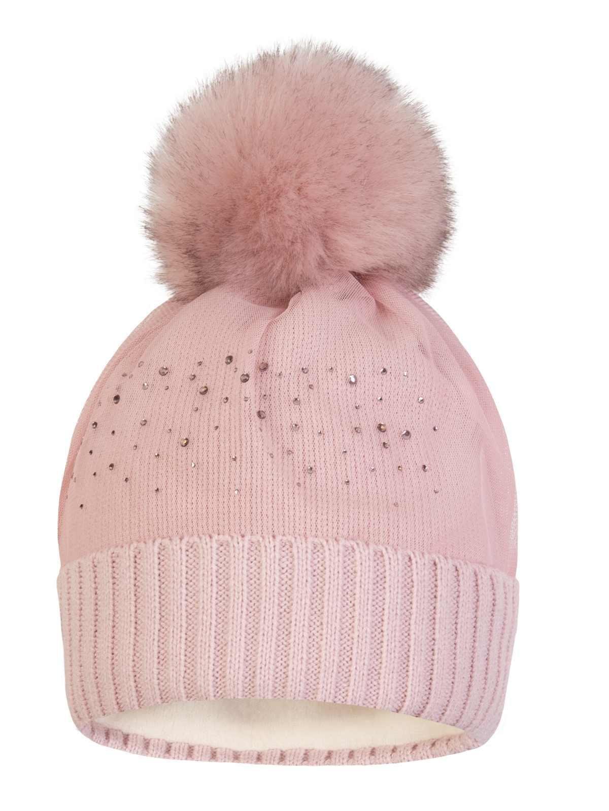Шапка зимняя Broel р. 47 Розовый (JOVITA)