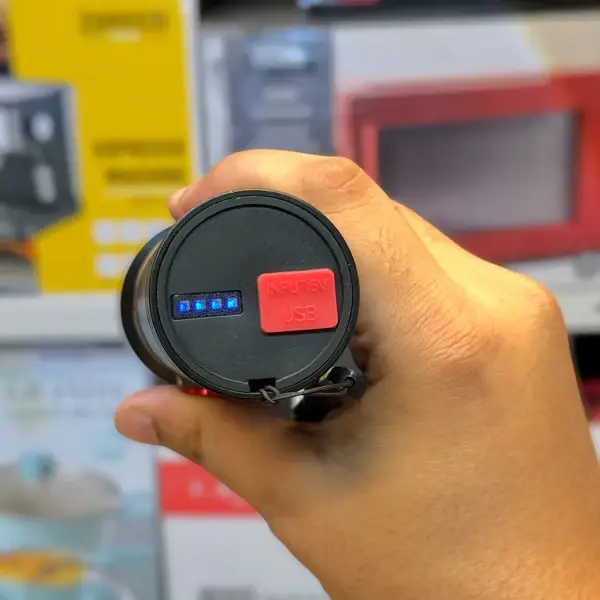 Аккумуляторный фонарик ручной TG CB X53 LASER LED с лазером (X53) - фото 7