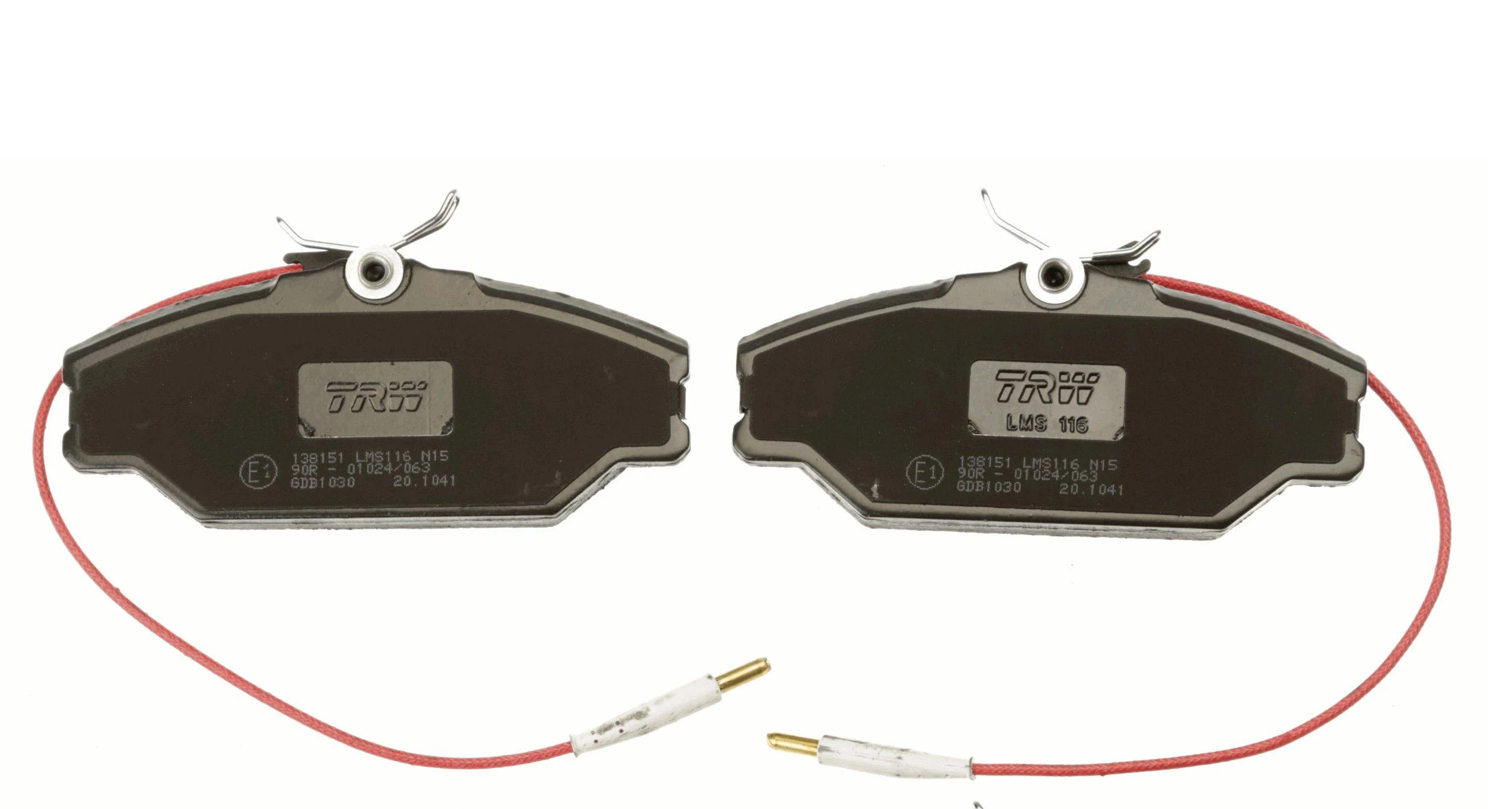 Комплект тормозных накладок для дисковых тормозов TRW GDB1030