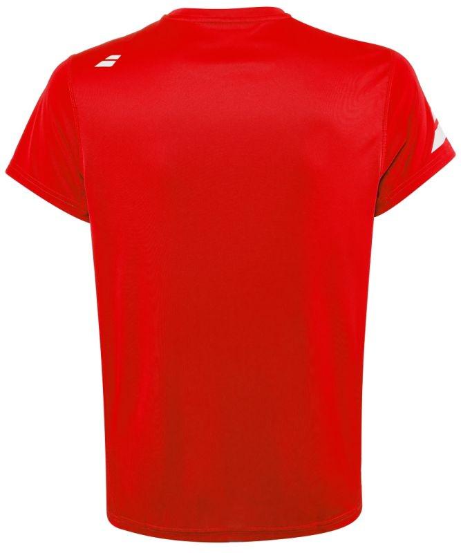 Футболка детская Babolat Core flag club tee boy fiery 116 см Red (3BS18011/5004 6-8) - фото 2