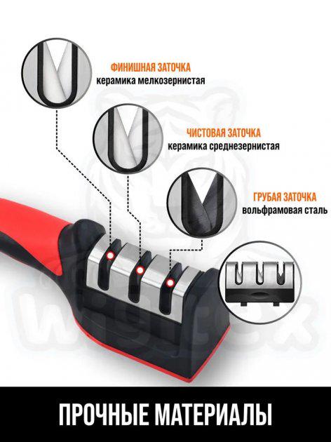 Точилка для ножів Wigitex механічна ручна (359972658) - фото 5