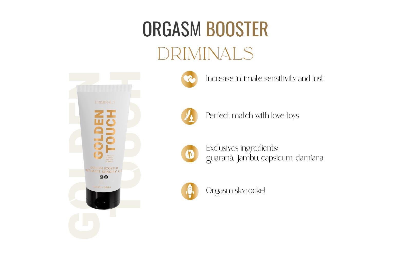Крем-бустер для клітора Driminals Golden Touch Orgasm Booster 30 мл (SX0682) - фото 2