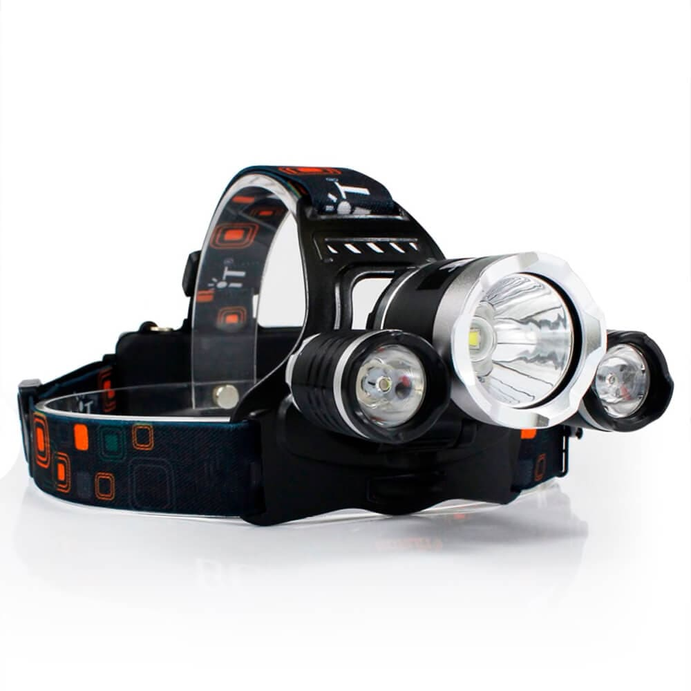 Фонарь налобный с тремя светодиодами (29433634) - фото 1