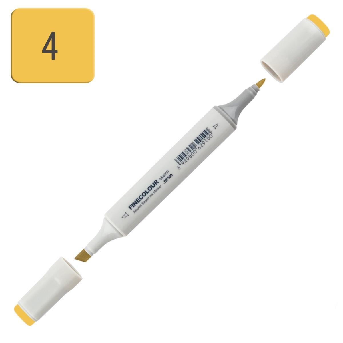 Маркер спиртовий Finecolour Sketchmarker 004 Y4 Жовтий Наполі (EF100-4)