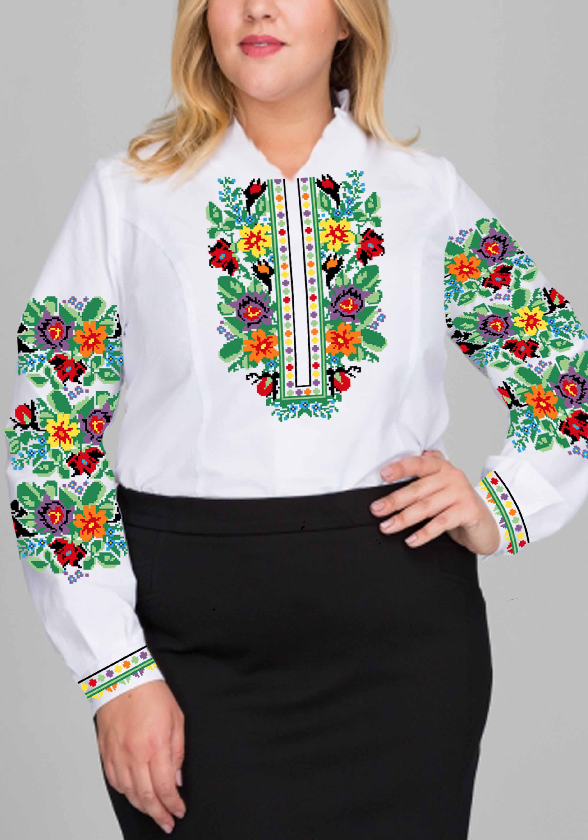 Заготовка для вышивки нитями или бисером рубашка СЖ-215 домотканое полотно Заготовка для вышивки нитями или бисером рубашка СЖ-215 домотканое полотно