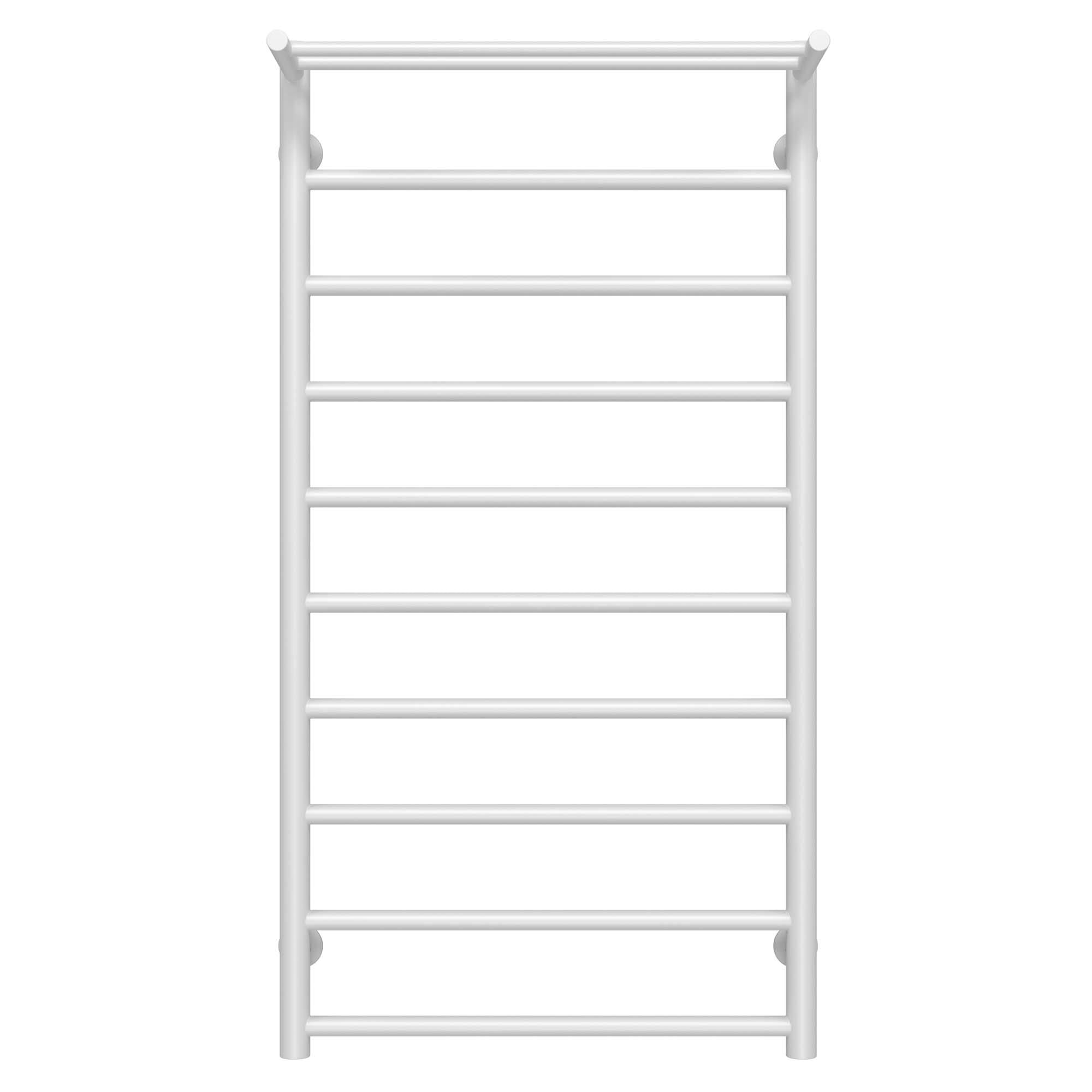 Полотенцесушитель водяной Deffi Терма П10 нижнее подключение нержавеющая сталь 500х1000 мм Белый (C.TE.100.50.10.WA)