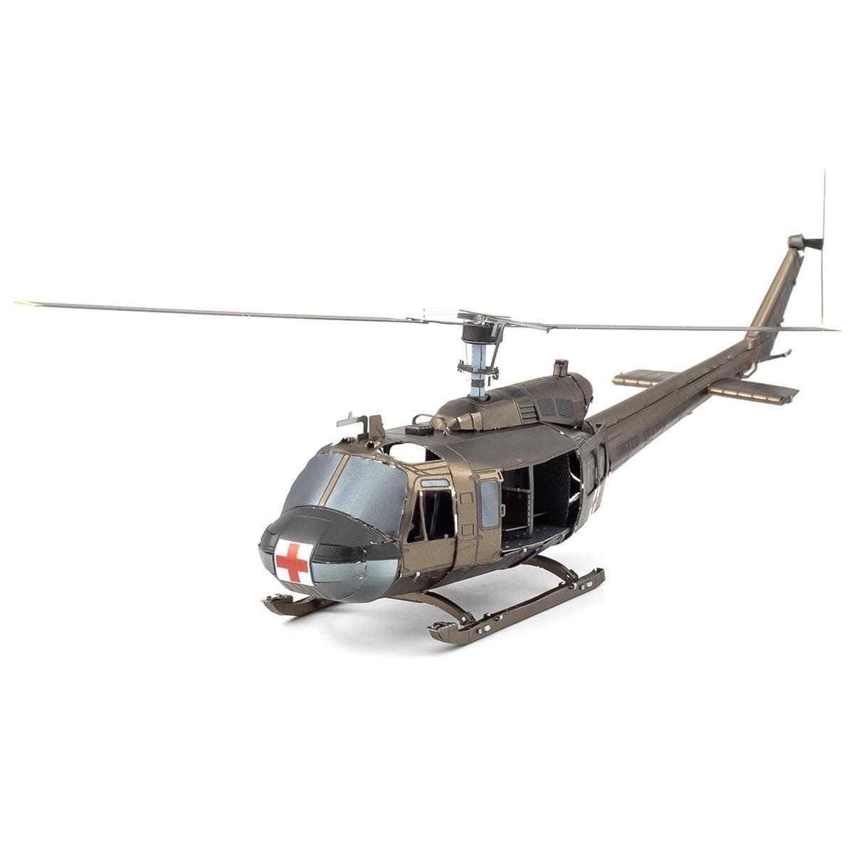 Конструктор металлический Metal Earth UH-1 Huey Helicopter ME1003 3D - фото 1