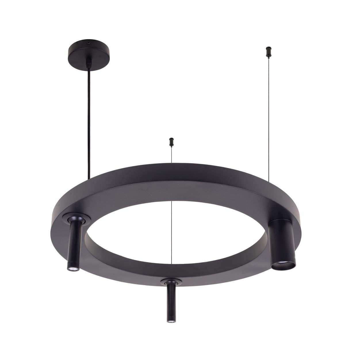 Люстра светодиодная BR-01 689S/5Wx2 GU10 7W BK "60