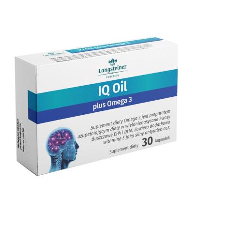 Добавка дієтична IQ Oil + Омега 3 Langsteiner 30 капс. (344709)