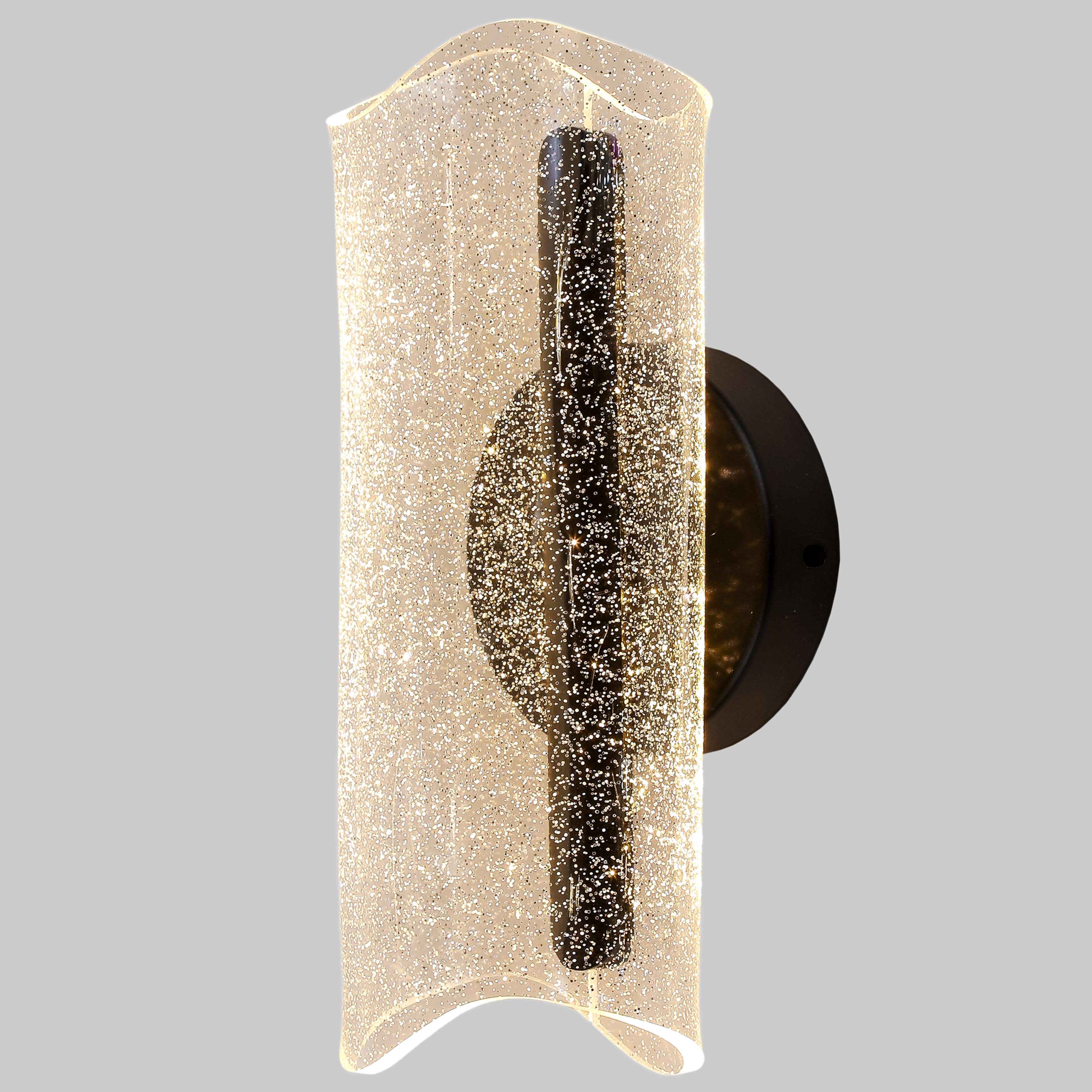 Светильник/бра настенный с блесточками 5W Черный (96-W6428 BK)