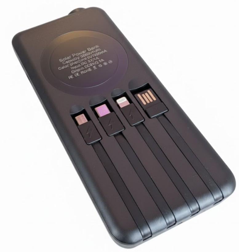 Повербанк универсальный Li-ion USB Type-C Lightning с фонарем и кабелями 50000 mAh (2104618801) - фото 5 Повербанк универсальный Li-ion USB Type-C Lightning с фонарем и кабелями 50000 mAh (2104618801) - фото 5