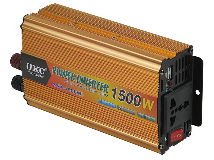 Преобразователь напряжения UKC SSK-1500W 24/220 В - фото 1 Преобразователь напряжения UKC SSK-1500W 24/220 В - фото 1