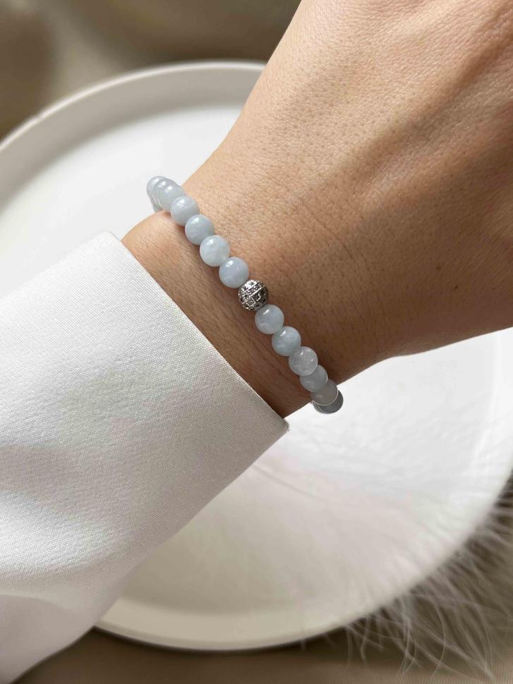 Браслет из аквамарина (5268)