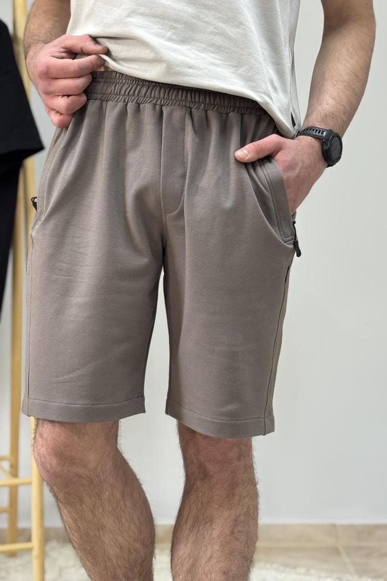 Шорты мужские М155 XL Бежево-серый (100-1-63)