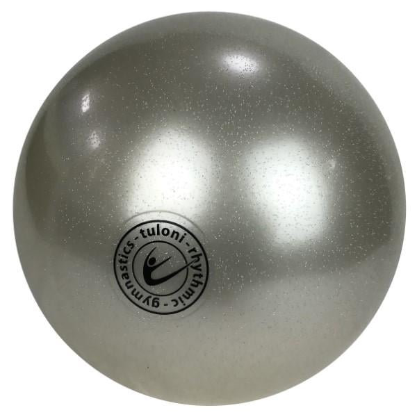 Мяч для гимнастики Tuloni Glitter HV Ball 190мм 420г T0869 Серебристый (T0869)