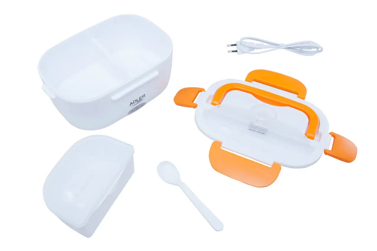 Ланч-бокс с подогревом Adler AD 4474 Оранжевый - фото 4