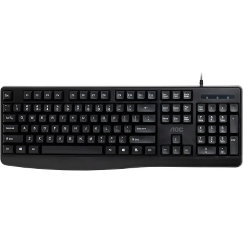 Клавіатура AOC KB120B USB UA Black (KB120B/97)
