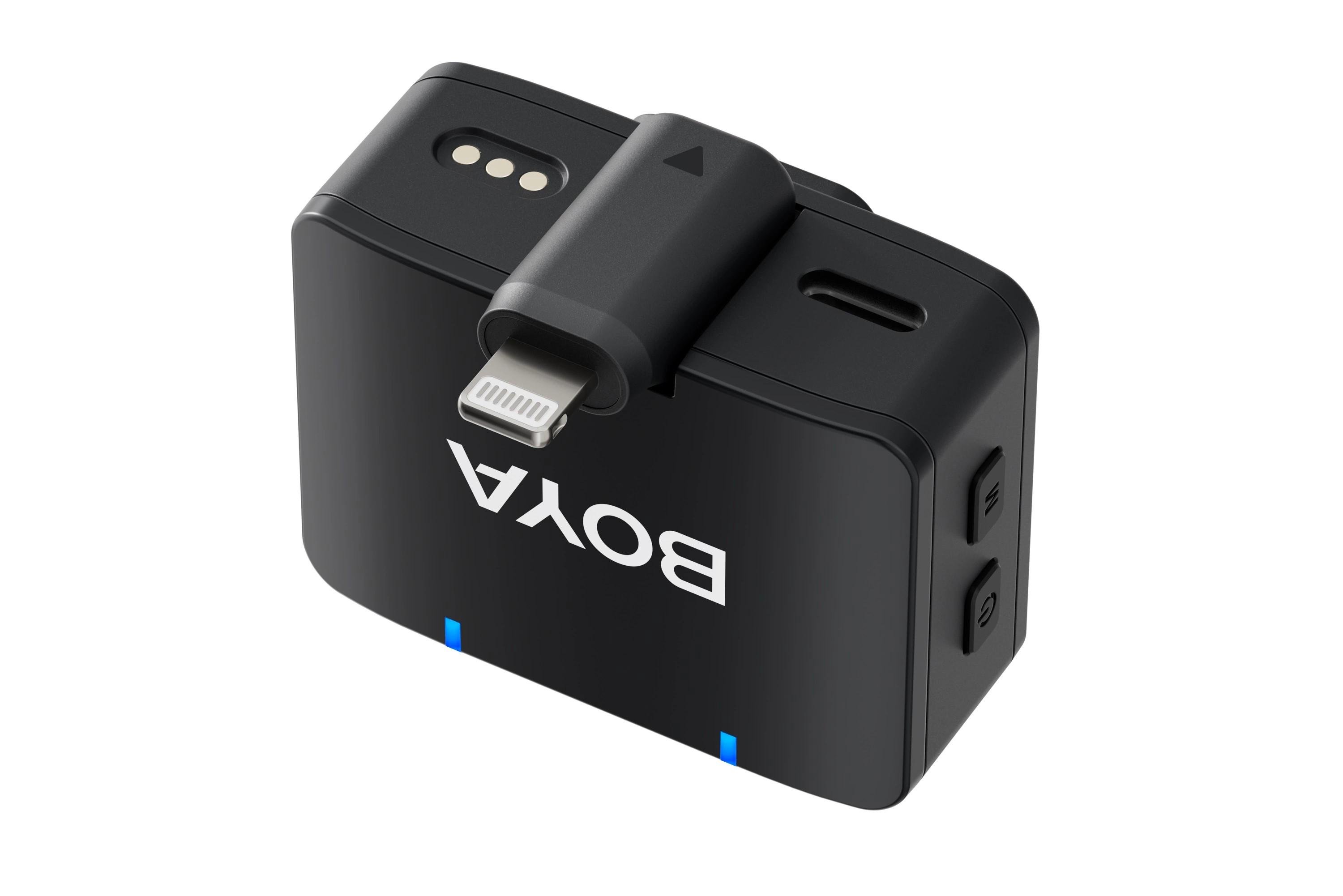 Микрофон петличный Boya Boyamic для видеокамеры/iPhone/Android с зарядным кейсом профессиональный 2 шт. (50030) - фото 8 Микрофон петличный Boya Boyamic для видеокамеры/iPhone/Android с зарядным кейсом профессиональный 2 шт. (50030) - фото 8