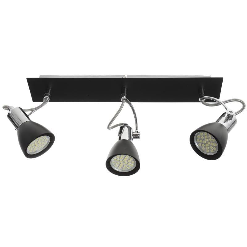 Светильник спот Brille HTL-171/3 GU10 BK (26-395)