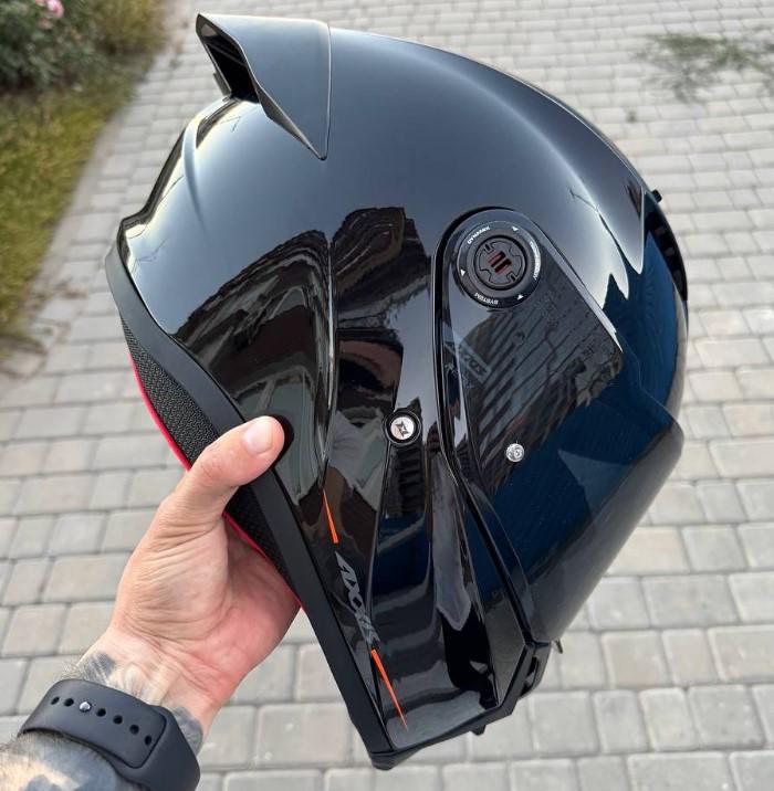 M ᐉ Мотошлем Axxis FENIX SOLID A1 XS Gloss Black (50189) • Купить в