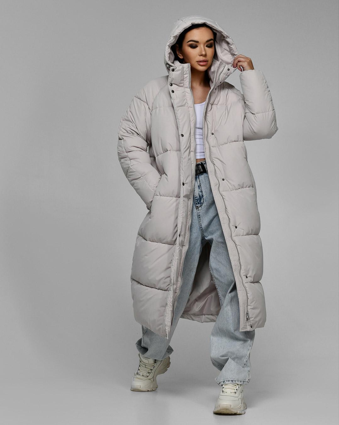 Пуховик X-Woyz LS-8918-10 р. 42 Бежевый (2000002492825)