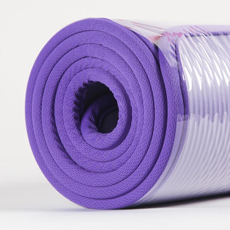 Коврик для йоги и фитнеса Yoga mat 1810x610x10 мм каучук Фиолетовый - фото 3 Коврик для йоги и фитнеса Yoga mat 1810x610x10 мм каучук Фиолетовый - фото 3
