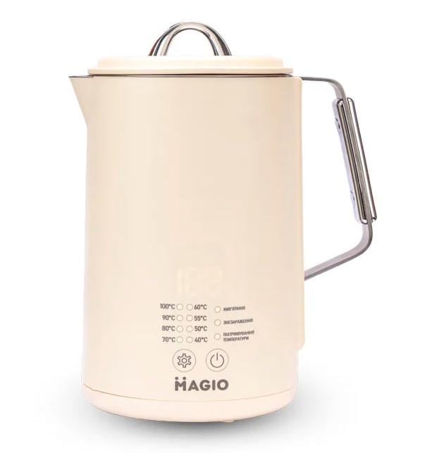 Электрочайник-термос Magio МG-516 1,5 л 1500 Вт Бежевый (iz16804)