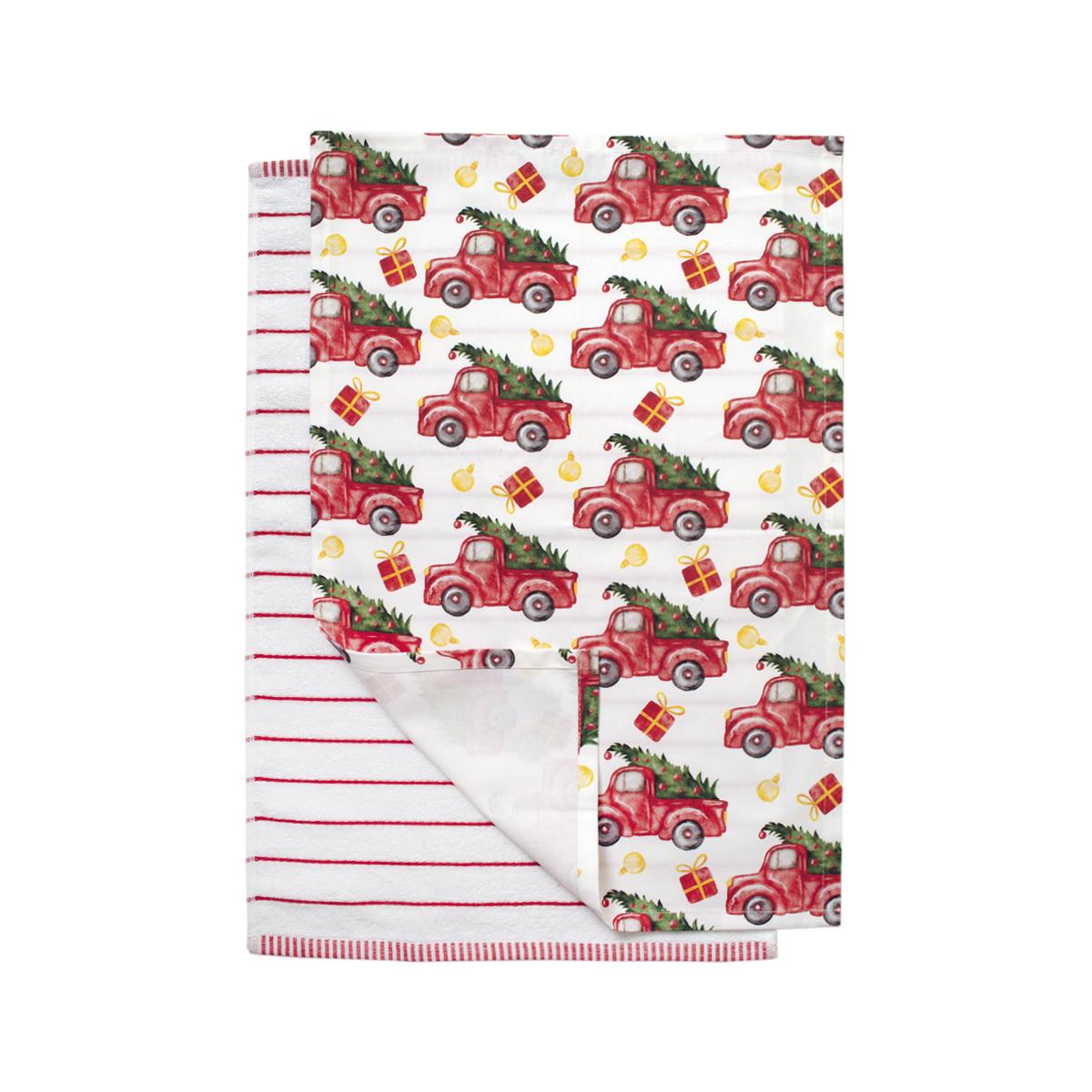 Набор полотенец Lotus Home Christmas Express 2 шт. 40x60 см (svt-2000022348225) - фото 5 Набор полотенец Lotus Home Christmas Express 2 шт. 40x60 см (svt-2000022348225) - фото 5