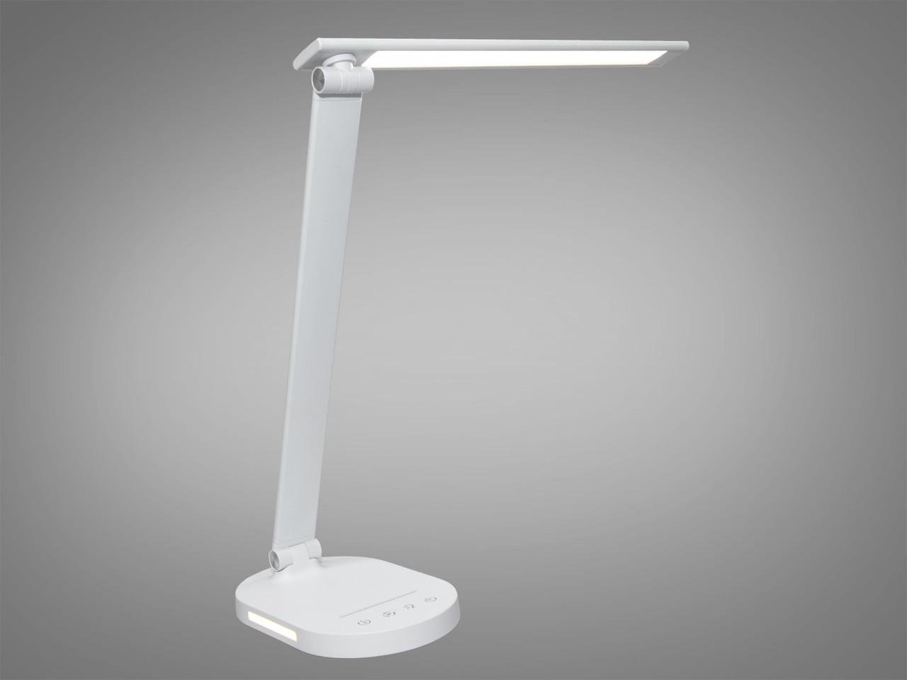Настільна лампа з нічником світлодіодна 5503WH-LS 6W Білий (2140355302) - фото 1 Настільна лампа з нічником світлодіодна 5503WH-LS 6W Білий (2140355302) - фото 1