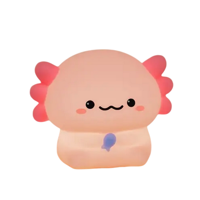 Ночник силиконовый аккумуляторный саламандра-динозавра таймер (A036)