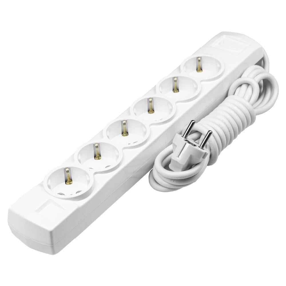 Подовжувач шестимісний Violux з заземленням 3 м (920500)