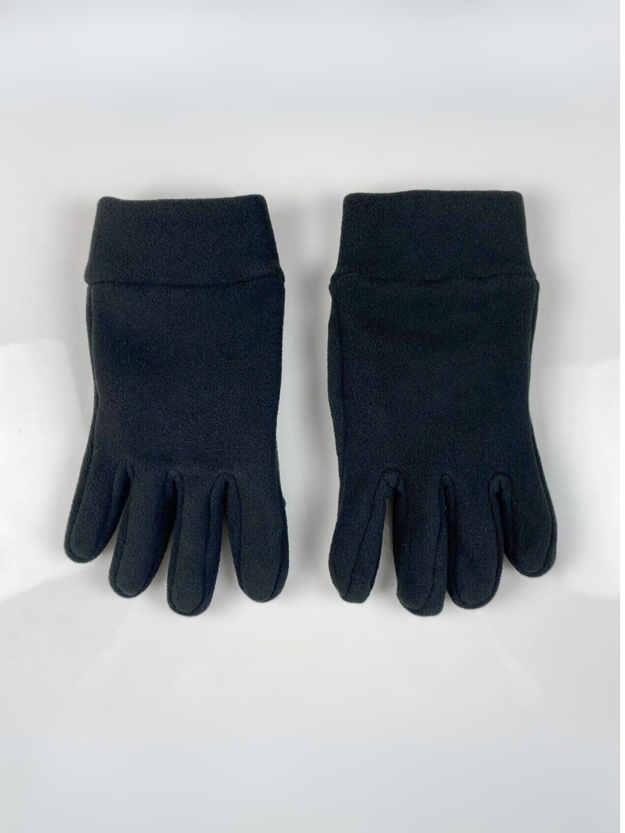 Комплект зимовий флісовий 3в1 шапка/баф /рукавички one size унісекс Чорний (8199445300) - фото 5 Комплект зимовий флісовий 3в1 шапка/баф /рукавички one size унісекс Чорний (8199445300) - фото 5