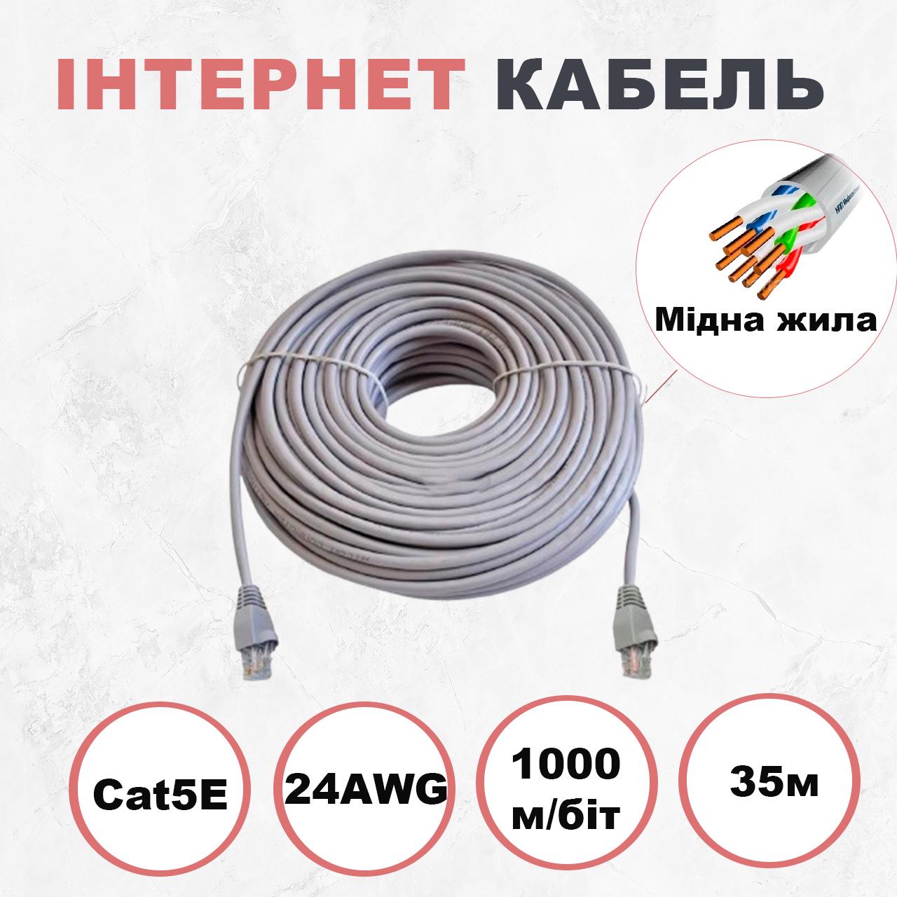 Витая пара Kabelist 35 м U/UTP Cat5e 24AWG 1000 Мбит/с (88045sk) - фото 5