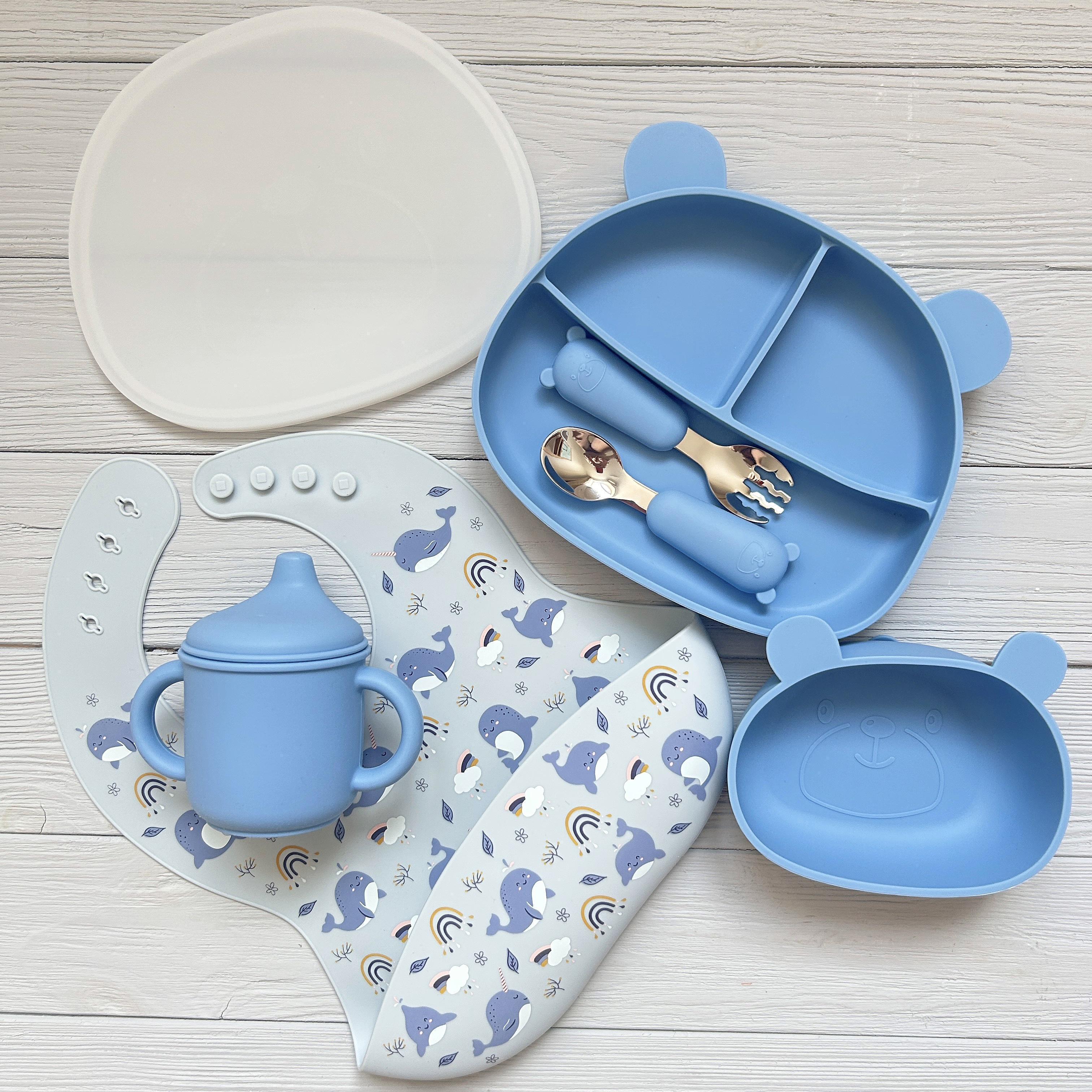 Детский набор посуды BPR Медвежата K52 Powder Blue (65875)
