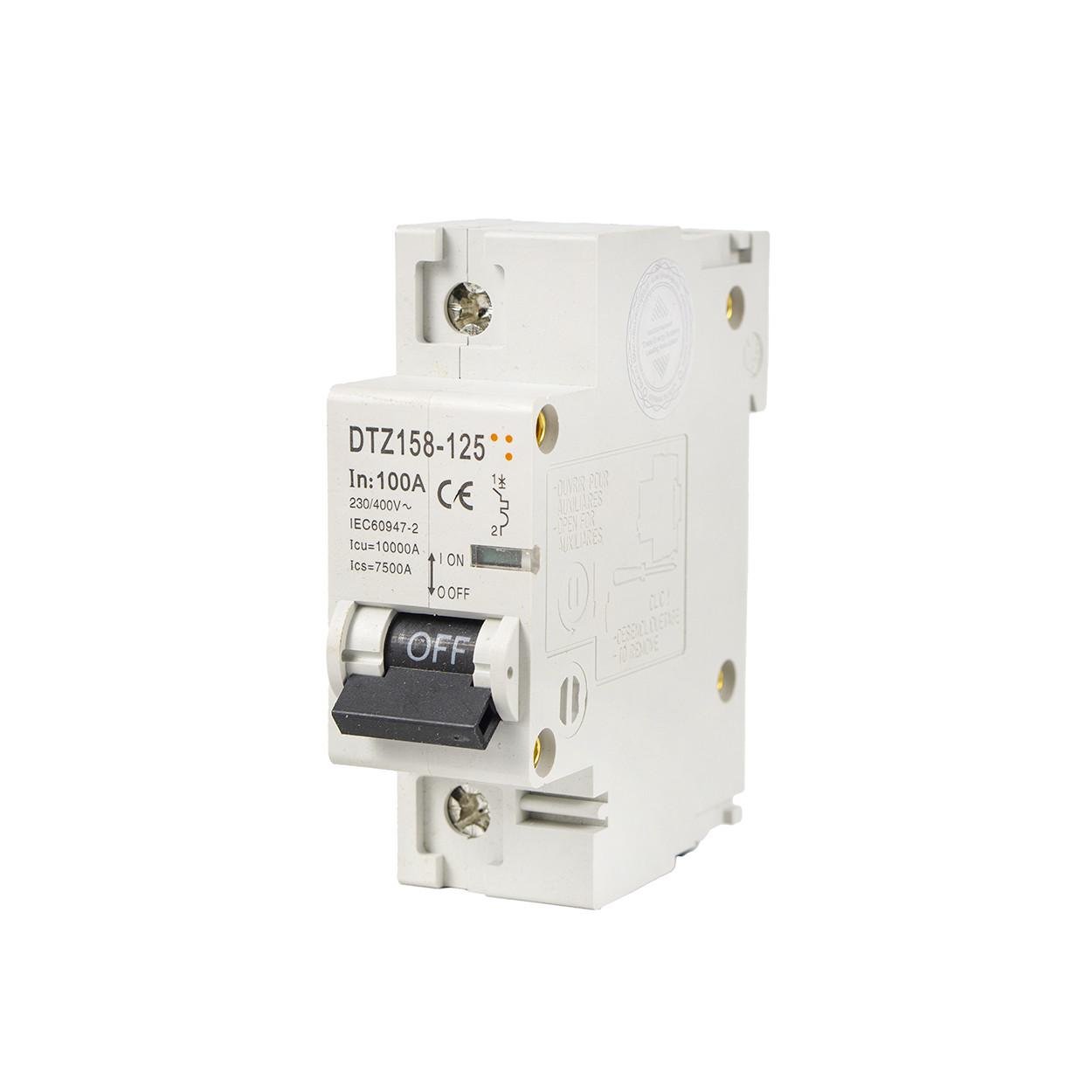 Автоматичний вимикач TESLA DTZ158-125 100A (138) - фото 1 Автоматичний вимикач TESLA DTZ158-125 100A (138) - фото 1