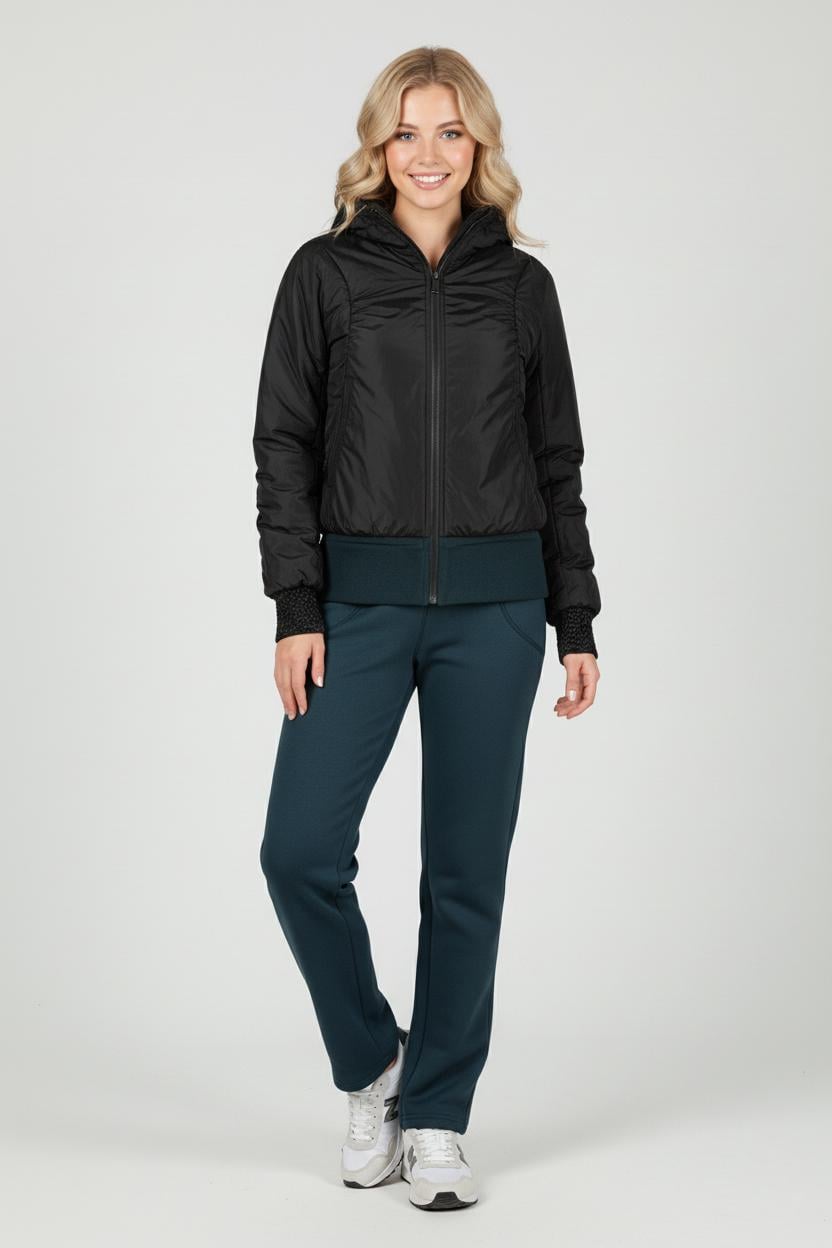 Куртка двойка женская Forza Viva FV-111708-2 демисезонная M Черный (17852348) Куртка двойка женская Forza Viva FV-111708-2 демисезонная M Черный (17852348)