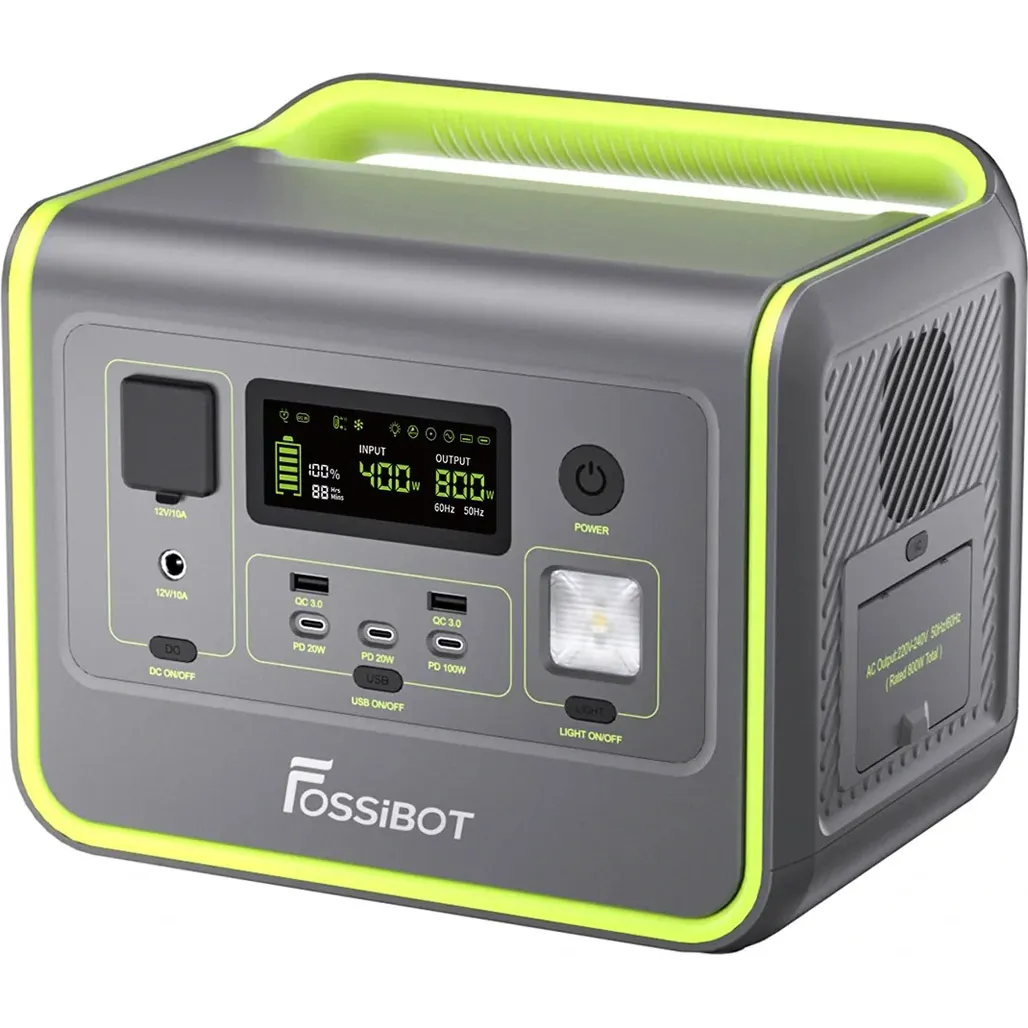 Зарядна станція Fossibot F800 Green (FSB-F800-gr)