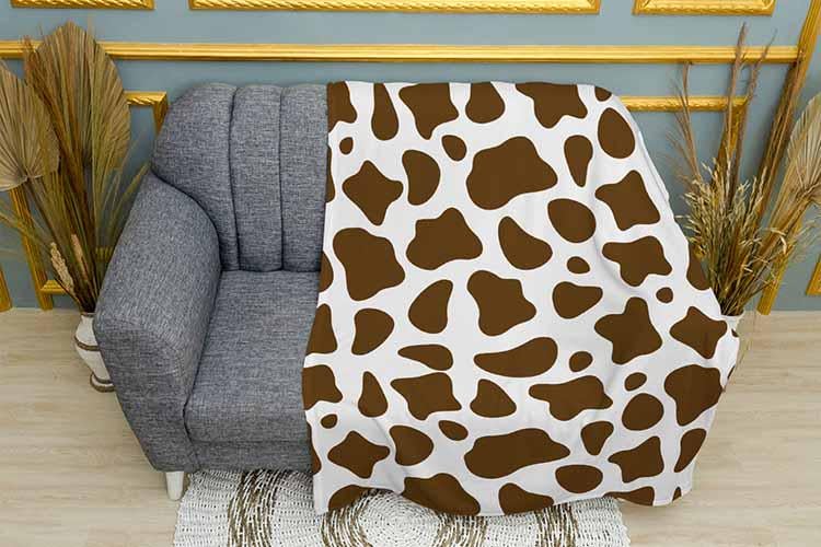 Плед Cow pattern плюш двошаровий 150х210 см (113516-3)