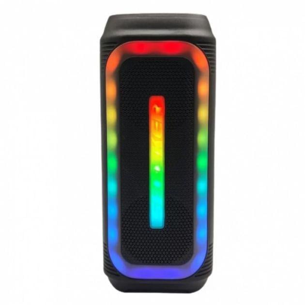 Колонка портативная акустическая Wsjar E4107 BT Bluetooth c RGB подсветкой USB Micro-USB (9148)