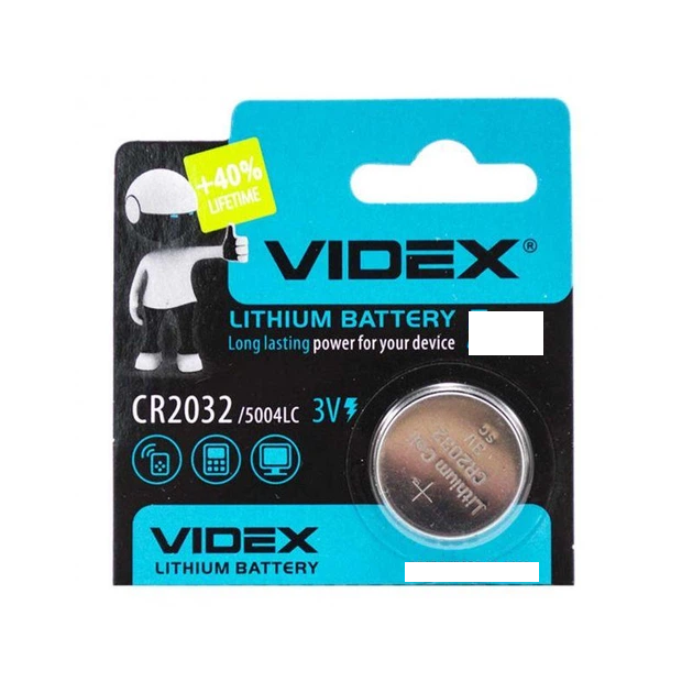 Батарейка литиевая Videx CR2032 3V 1 шт. (70)