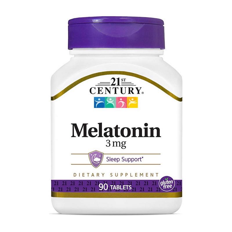 Мелатонін 21st Century Melatonin 3 мг 90 капс. (20878-01)