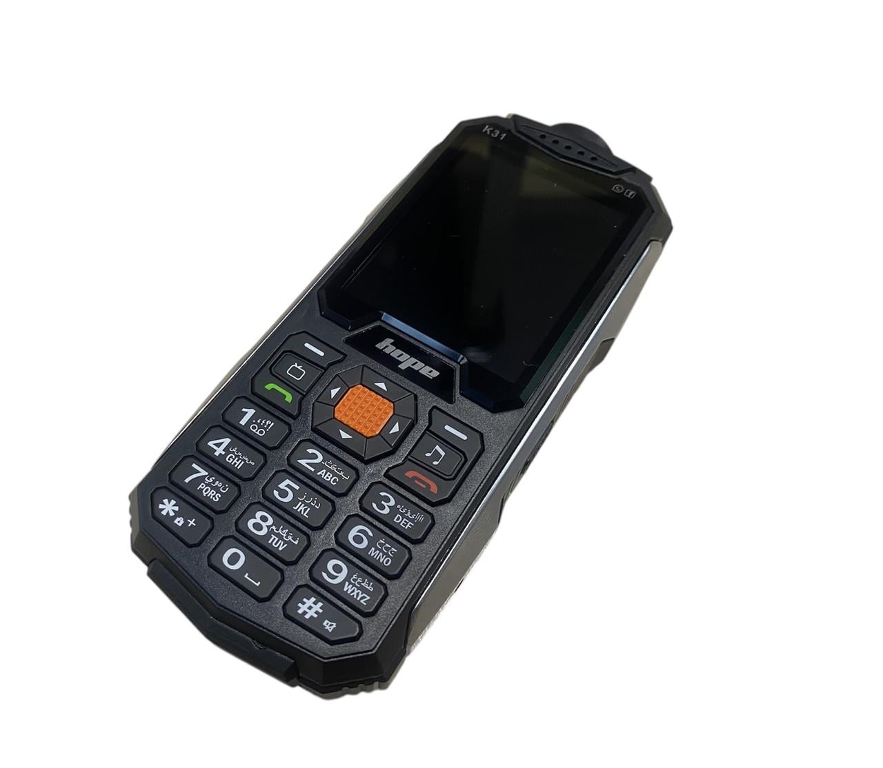 Кнопочный мобильный телефон на 4 сим карты AIEK Hope K31 Black (2595538383)