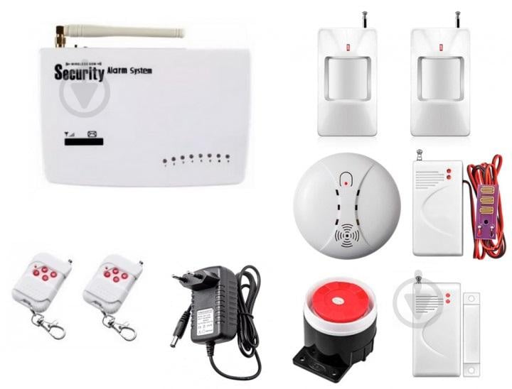 Охоронна сигналізація GSM Kerui G10A kit для 2-х кімнатної квартири (DFHDKF78FKF)