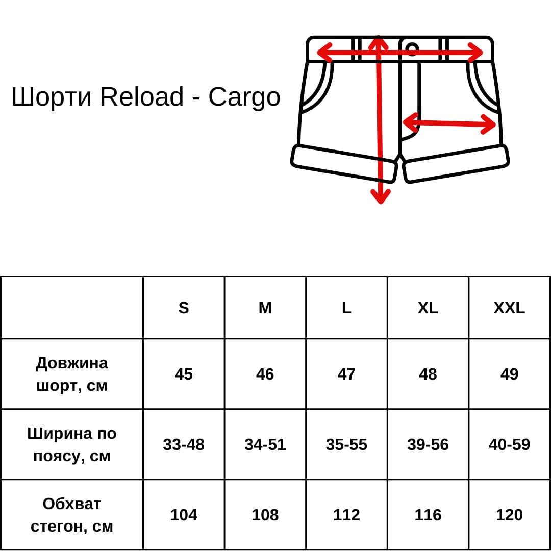 Шорты Cargo мужские весенне-летние трикотажные XXL Графит (26460/3/5) - фото 3 Шорты Cargo мужские весенне-летние трикотажные XXL Графит (26460/3/5) - фото 3