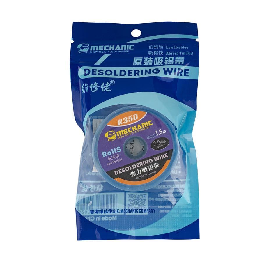 Лента-оплетка медная для пайки Mechanic R350 150 см x 3 мм (287306)