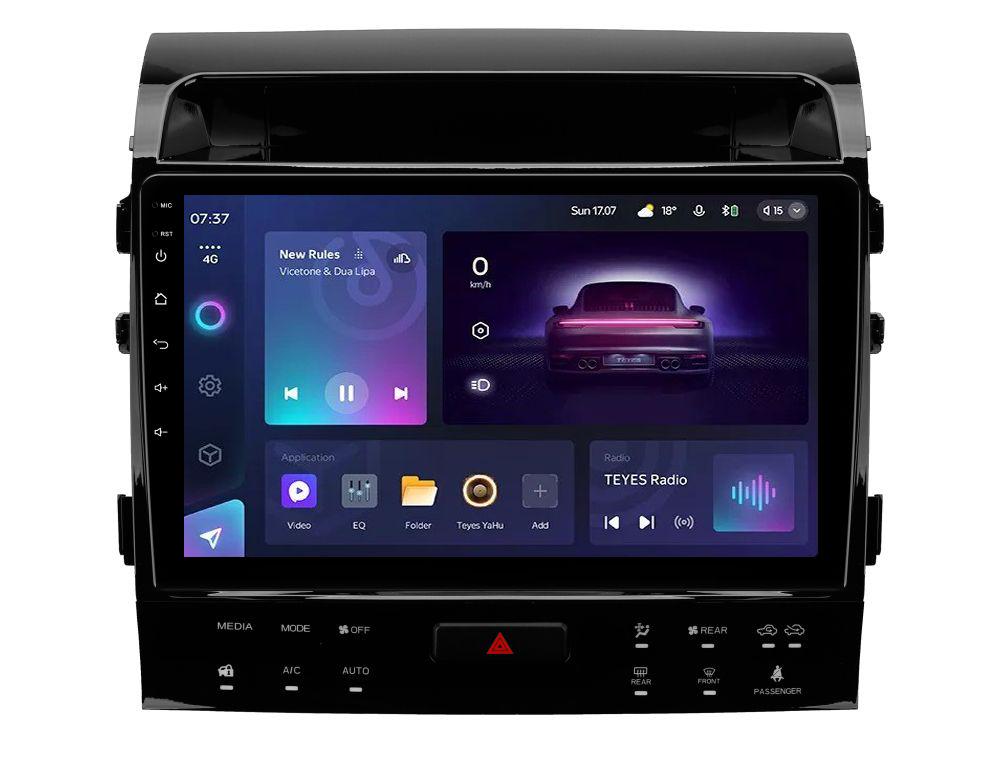 Магнитола штатная Teyes CC3 2K 6+128 Gb 360° для Toyota Land Cruiser 11 200 2007-2015 с кнопками B 10" (AR-71256)