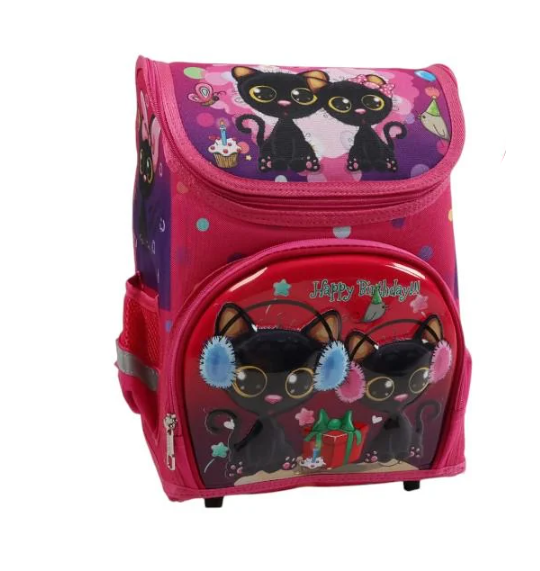 Рюкзак шкільний дитячий кошенята 26х17х35 см (C 72951) Рюкзак шкільний дитячий кошенята 26х17х35 см (C 72951)